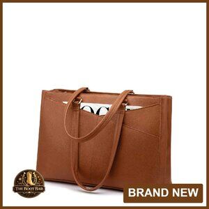 15.6 Inch Waterproof Laptop Tote Bag for Women Business Office Work